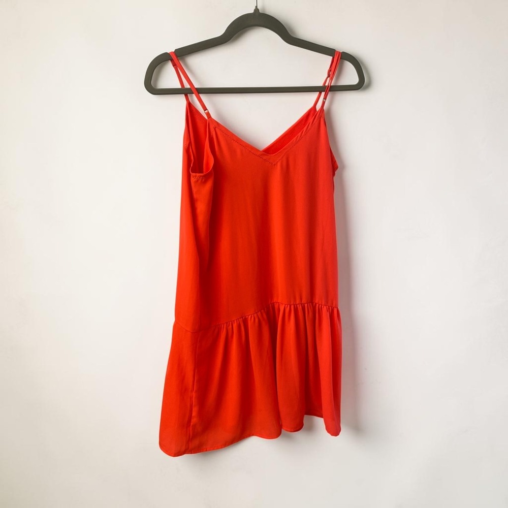 Alya Women's Red Sleeveless‎ Spaghetti Strap Fit & Flare Mini Dress Size S - Picture 2 of 5